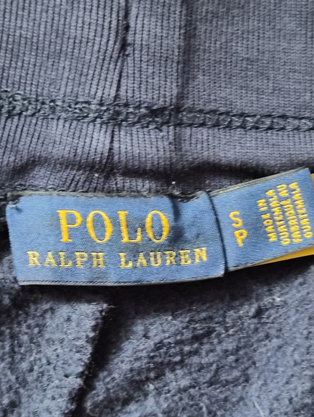Polo Ralph Lauren Navy Fleece Jogger Sweatpants Petite Small - Picture 8 of 10